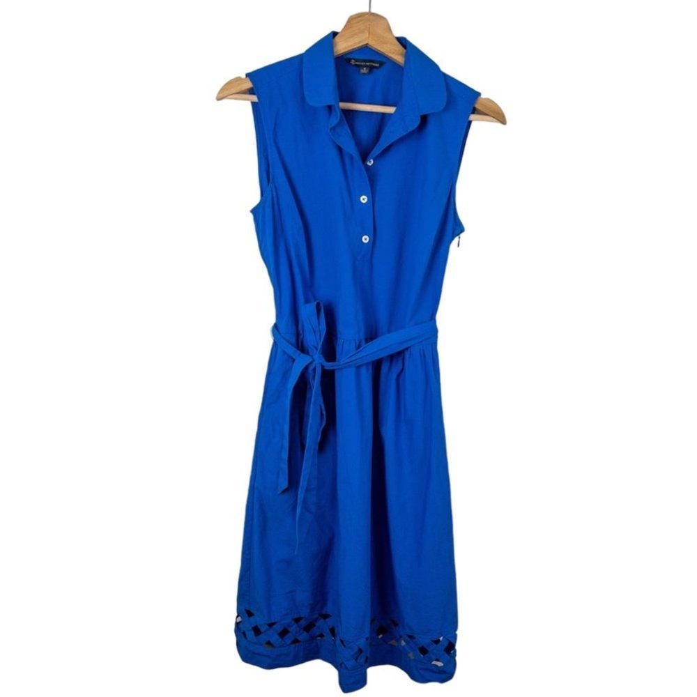 Brooks Brothers Royal Blue Sleeveless Polo Dress
